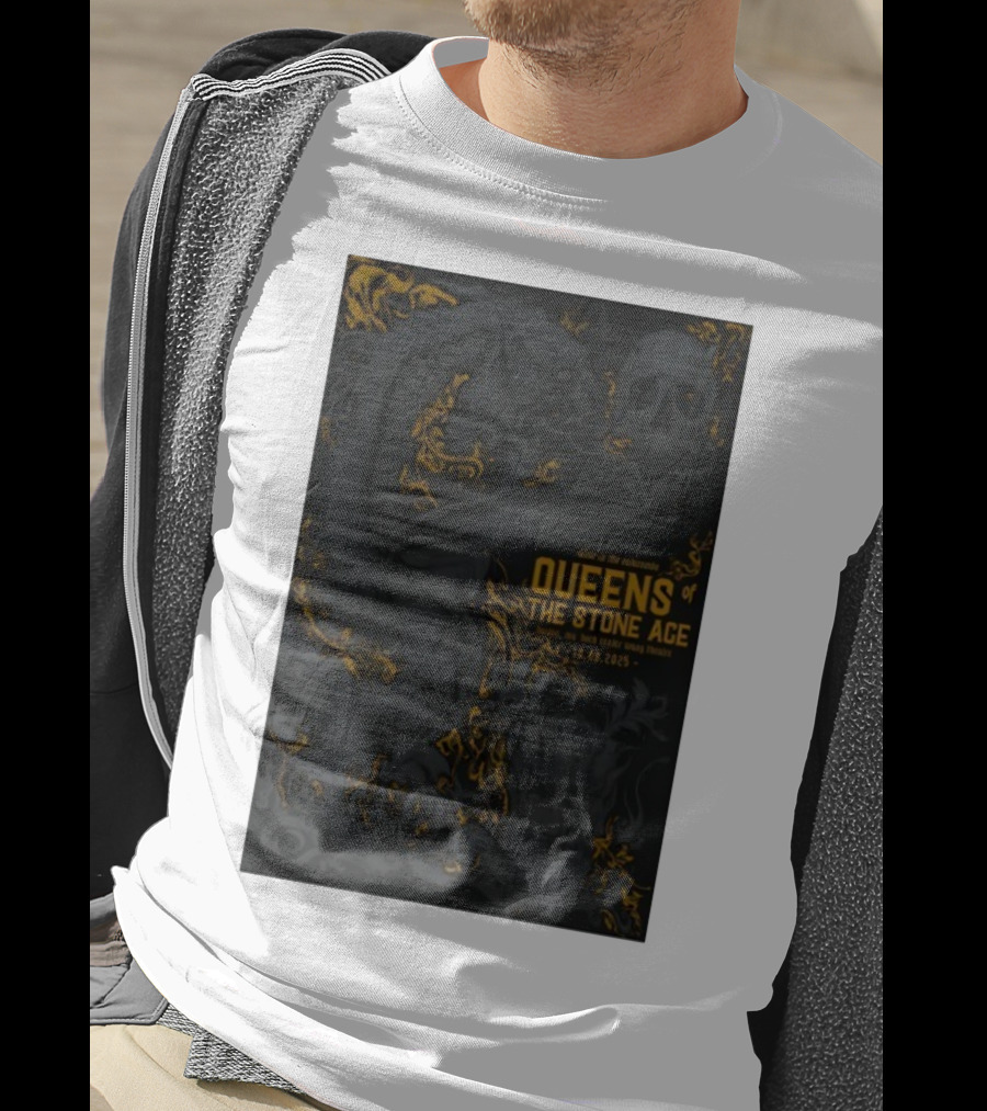 Queens Of The Stone Age Concert Boch Center Wang Theatre Boston Oct 08 2025 T-Shirt