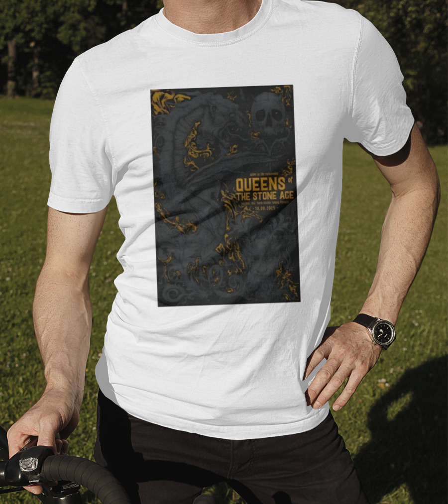 Queens Of The Stone Age Concert Boch Center Wang Theatre Boston Oct 08 2025 T-Shirt