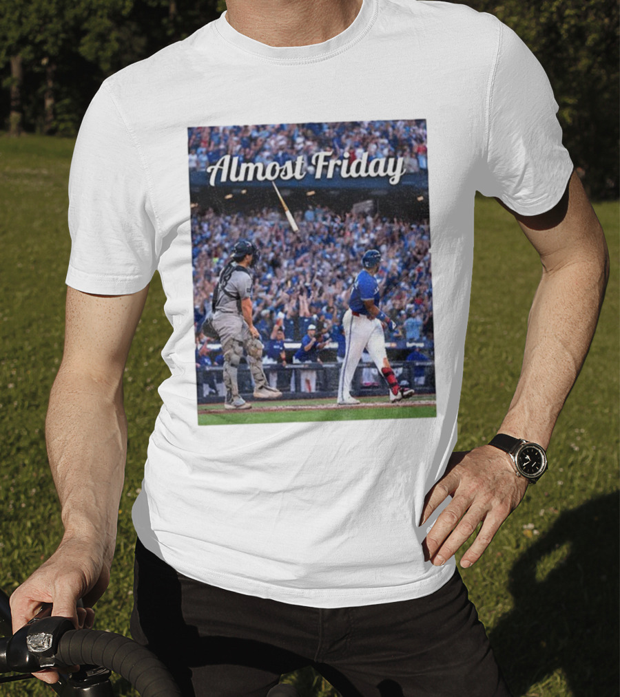 Toronto Blue Jays New York Yankees Almost Friday MLB Baseball Action T-Shirt