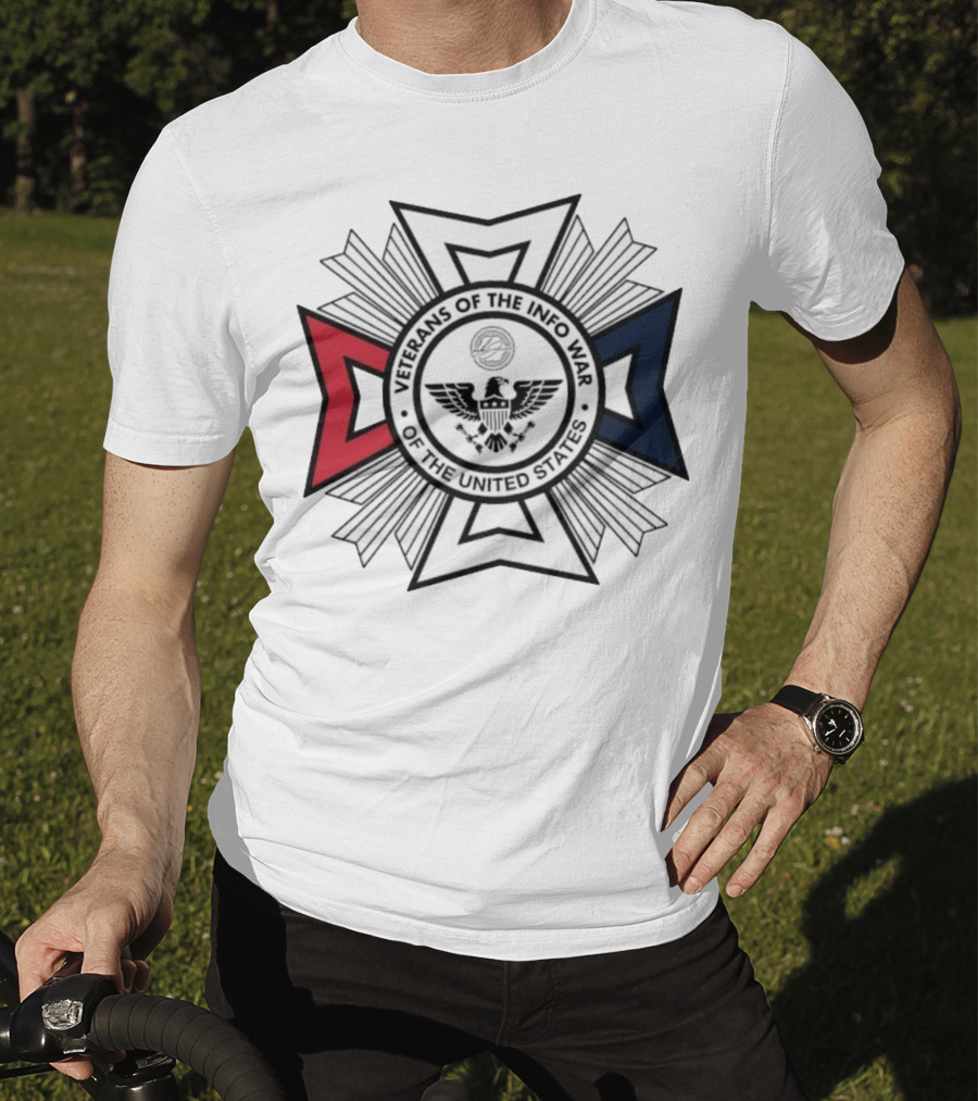 Veterans Of The Info War Emblem United States Insignia T-Shirt