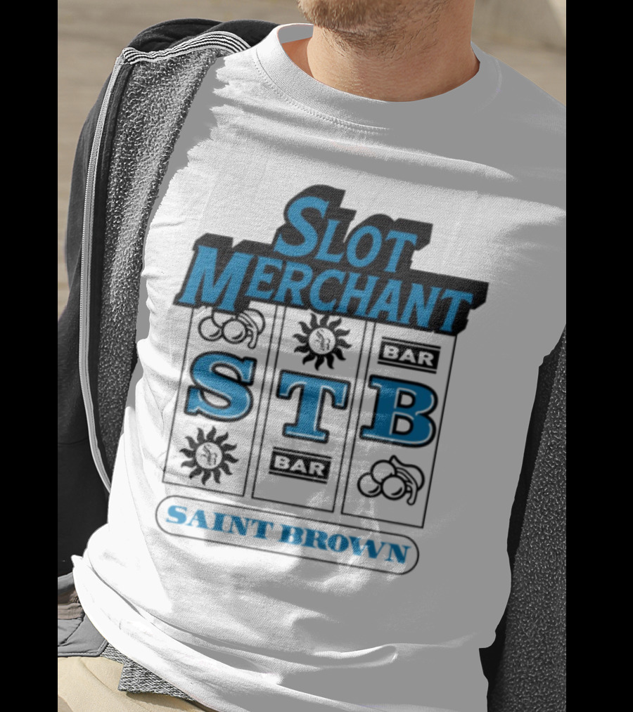 Slot Merchant STB Saint Brown Slot Machine T-Shirt
