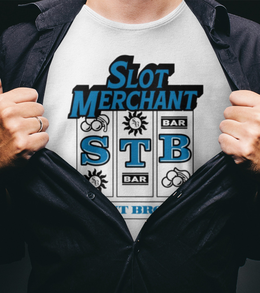 Slot Merchant STB Saint Brown Slot Machine T-Shirt