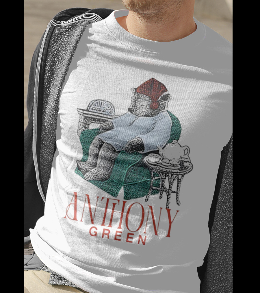 Anthony Green Bear Cozy Sleepy Time Scene T-Shirt