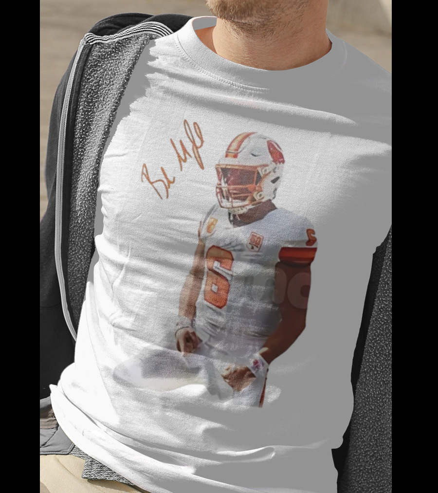 Baker Mayfield Signature Tampa Bay Buccaneers NFL Quarterback Number 6 T-Shirt