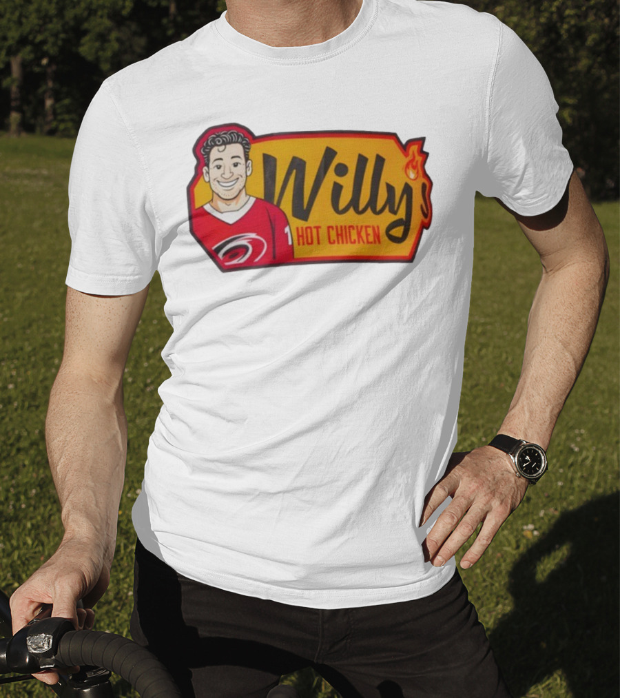 Willy Hot Chicken Carolina Hurricanes Sports Fan Apparel T-Shirt