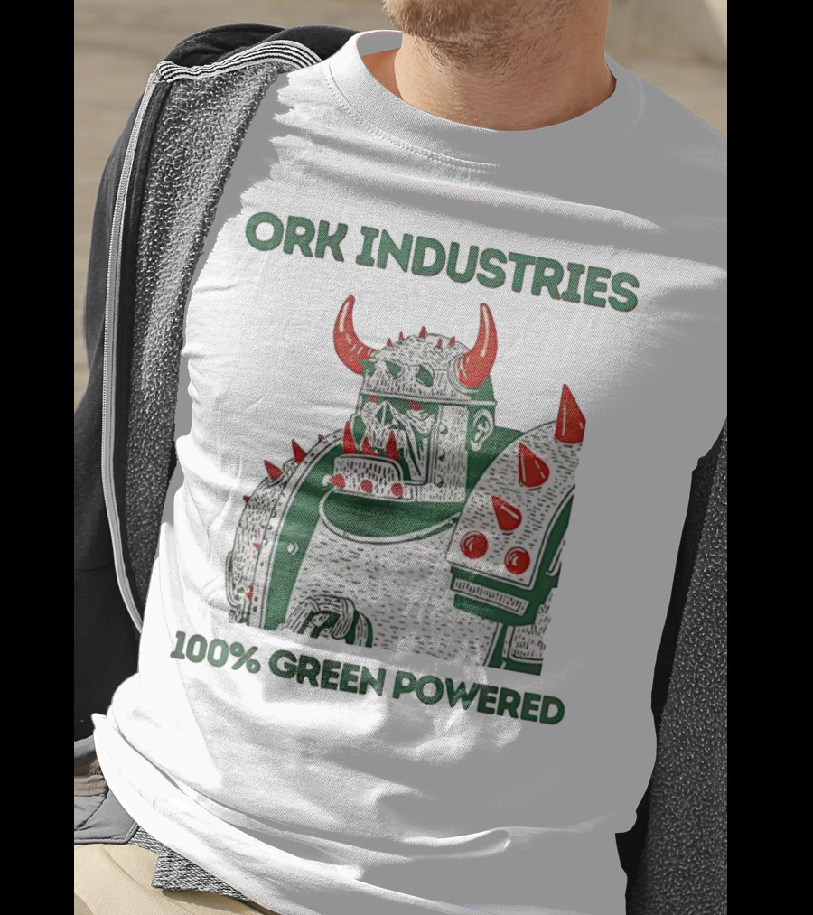 ORK Industries 100% Green Powered Orc Character Warrior T-Shirt