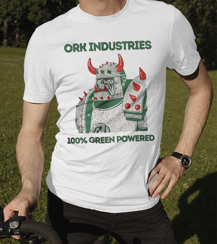 ORK Industries 100% Green Powered Orc Character Warrior T-Shirt
