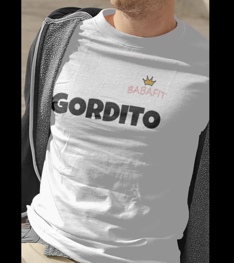 Babafit Gordito Crown Motif T-Shirt