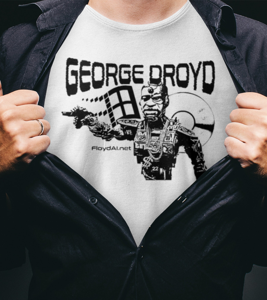 George Droyd Retro Vintage Droid Star Patterns T-Shirt