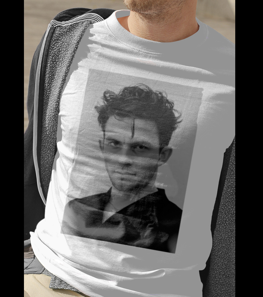 Jonathan Bailey Black And White Photography Portrait T-Shirt