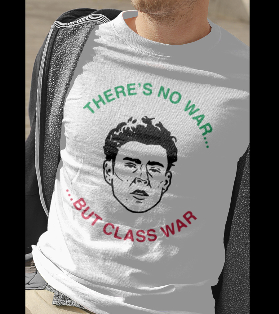 Luigi There's No War But Class War Text Iconic Green Red T-Shirt