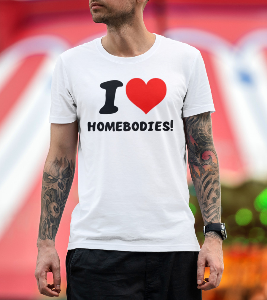Slidesnvibes I Love Homebodies Cozy Vibes T-Shirt