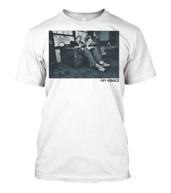 John Candy Relaxing In Comfy Chair Reading In Classic Setting T-Shirt