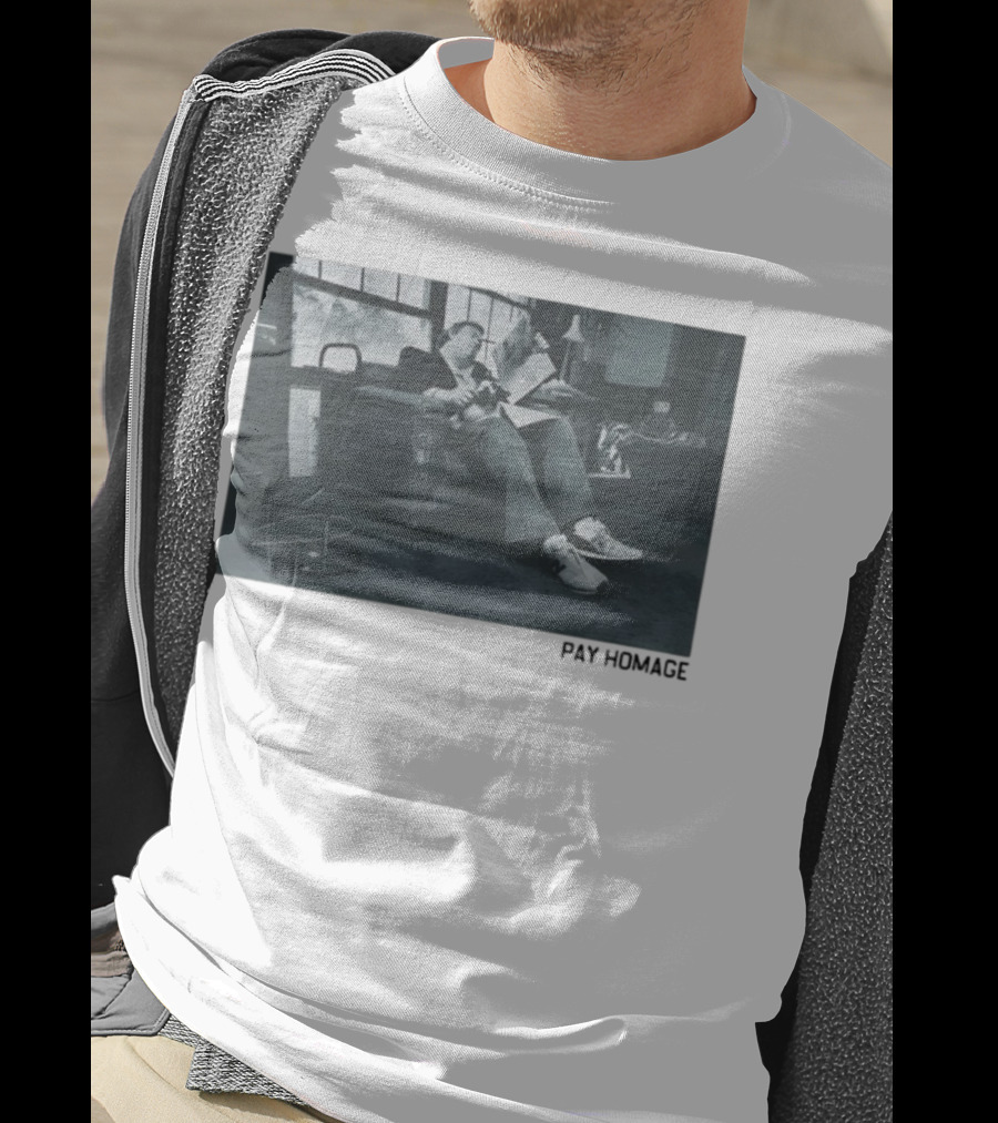 John Candy Relaxing In Comfy Chair Reading In Classic Setting T-Shirt