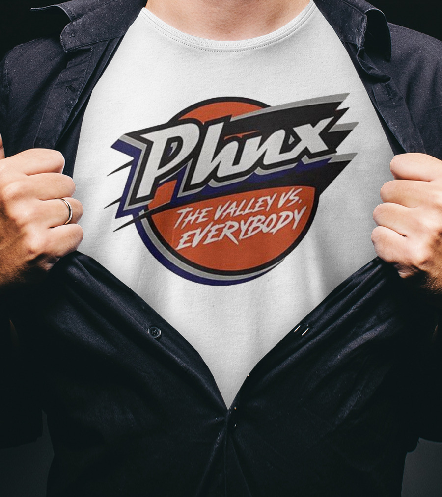 Phnx The Valley Vs Everybody Phoenix Mercury Basketball Tee T-Shirt
