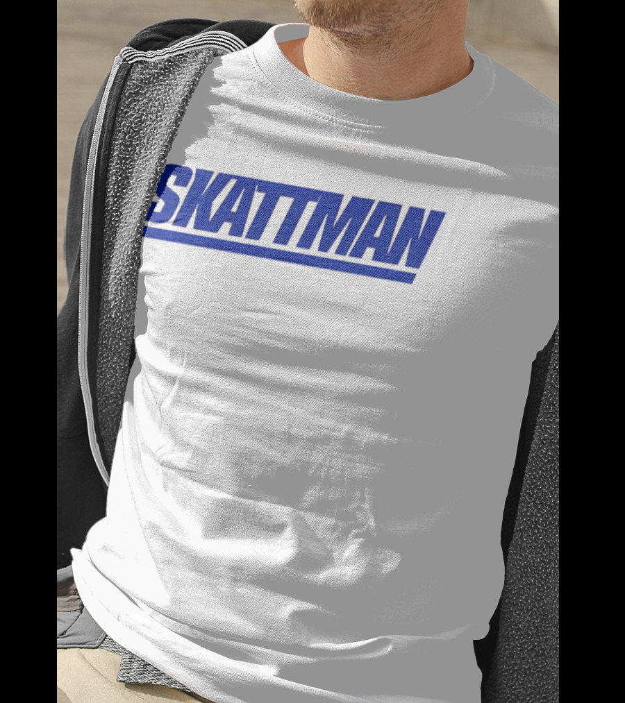 SKATTMAN Cam Skattebo New York Giants Team Spirit T-Shirt