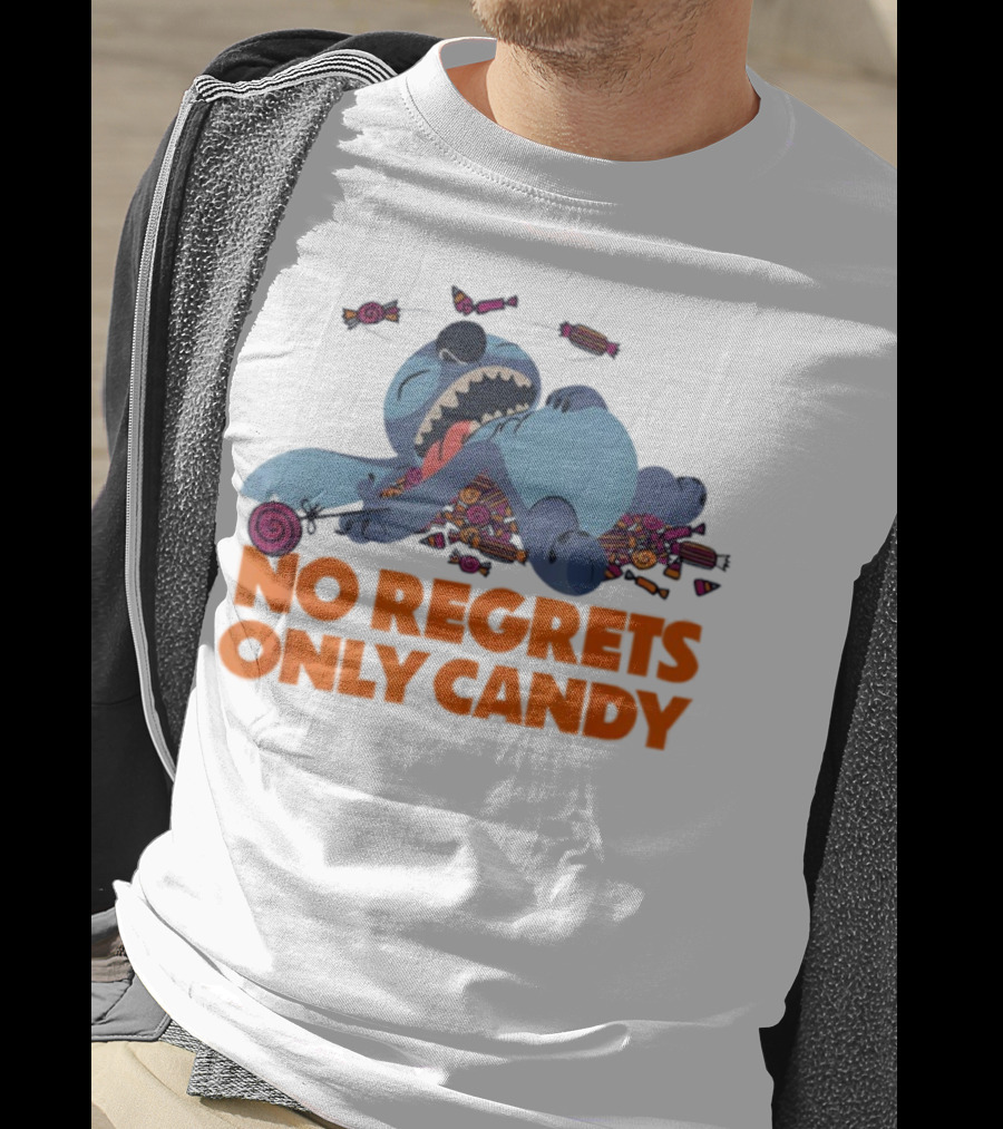Stitch No Regrets Only Candy Halloween Disney T-Shirt