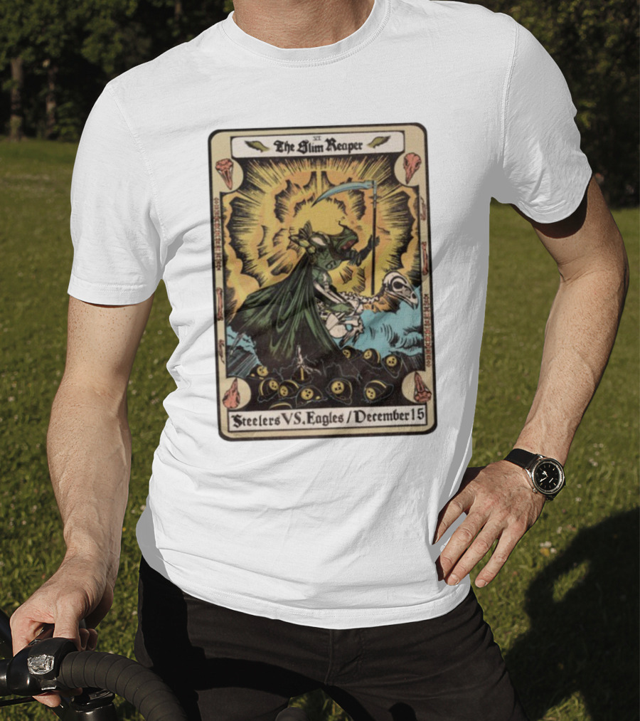 The Slim Reaper Steelers VS Eagles December 15 T-Shirt