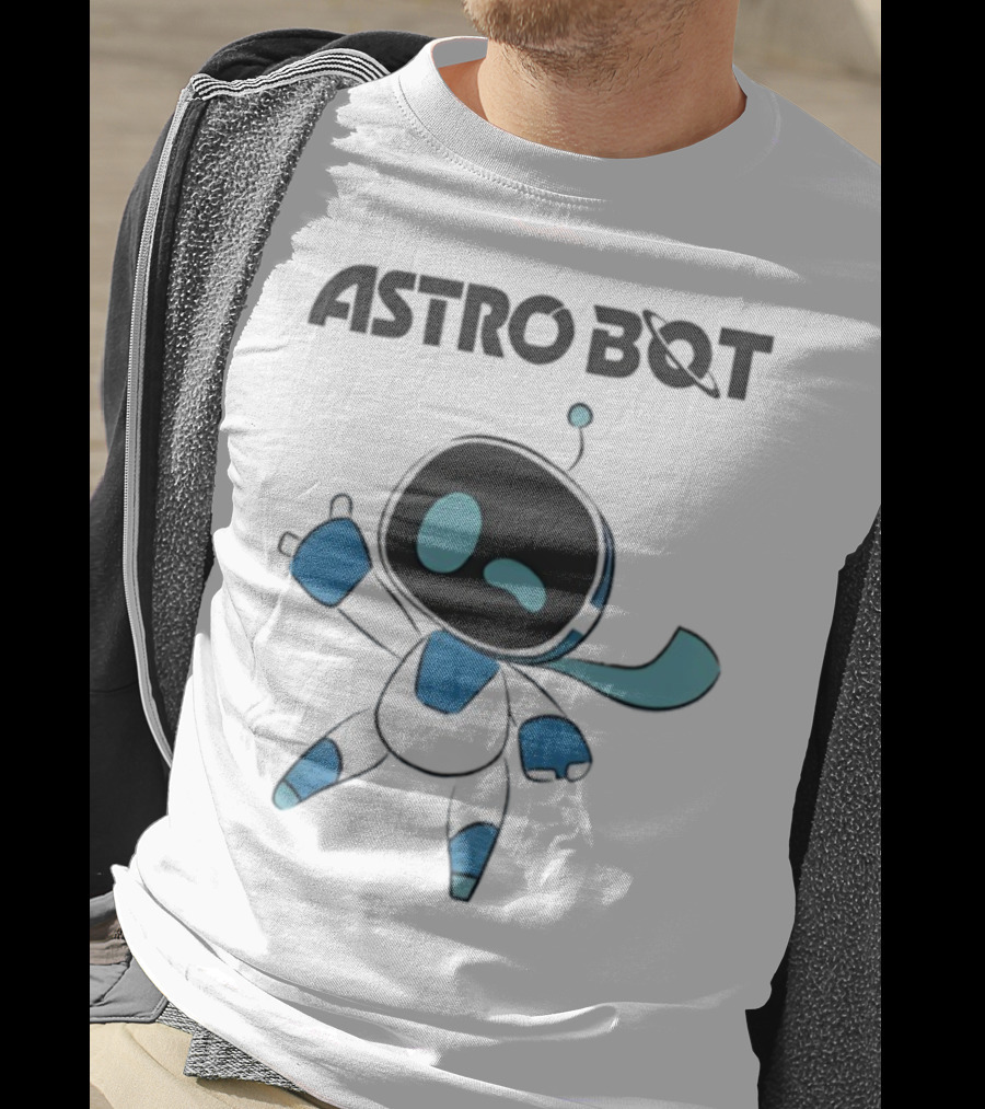 Astro Bot Robot Cartoon Character 2025 T-Shirt