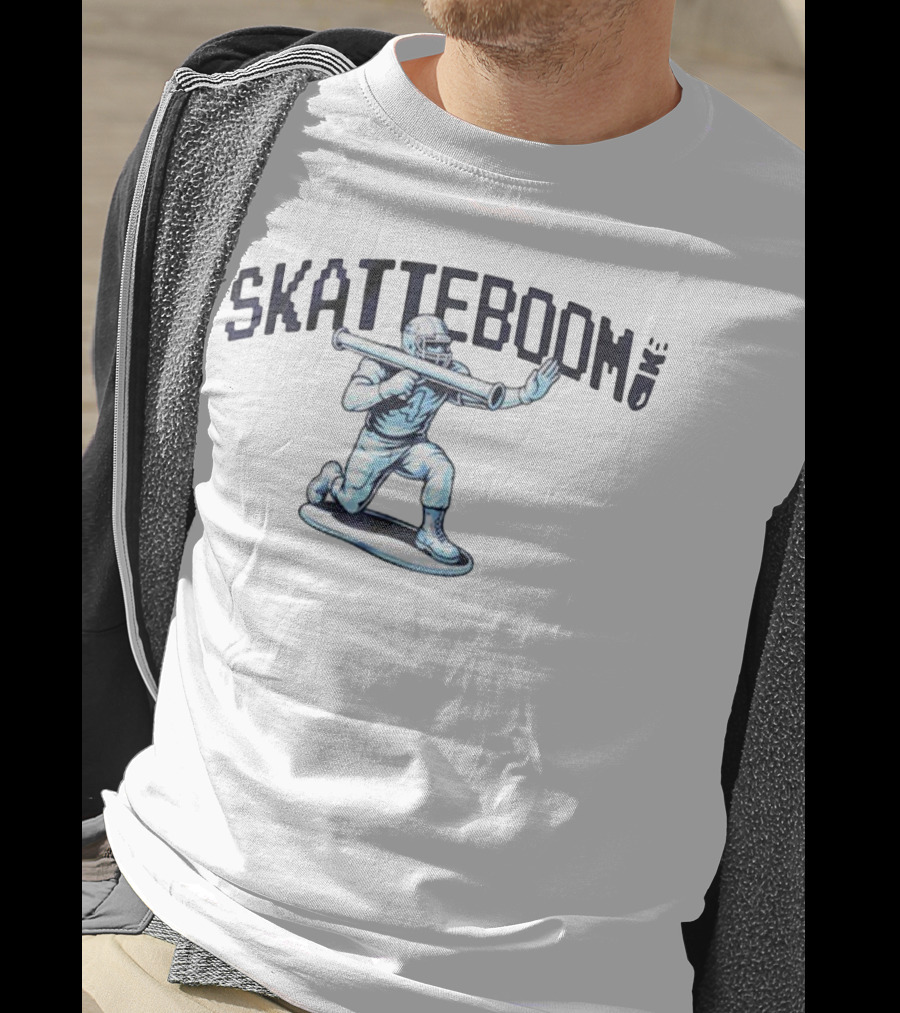 Skatteboom Toy Soldier Football Player Bazooka T-Shirt