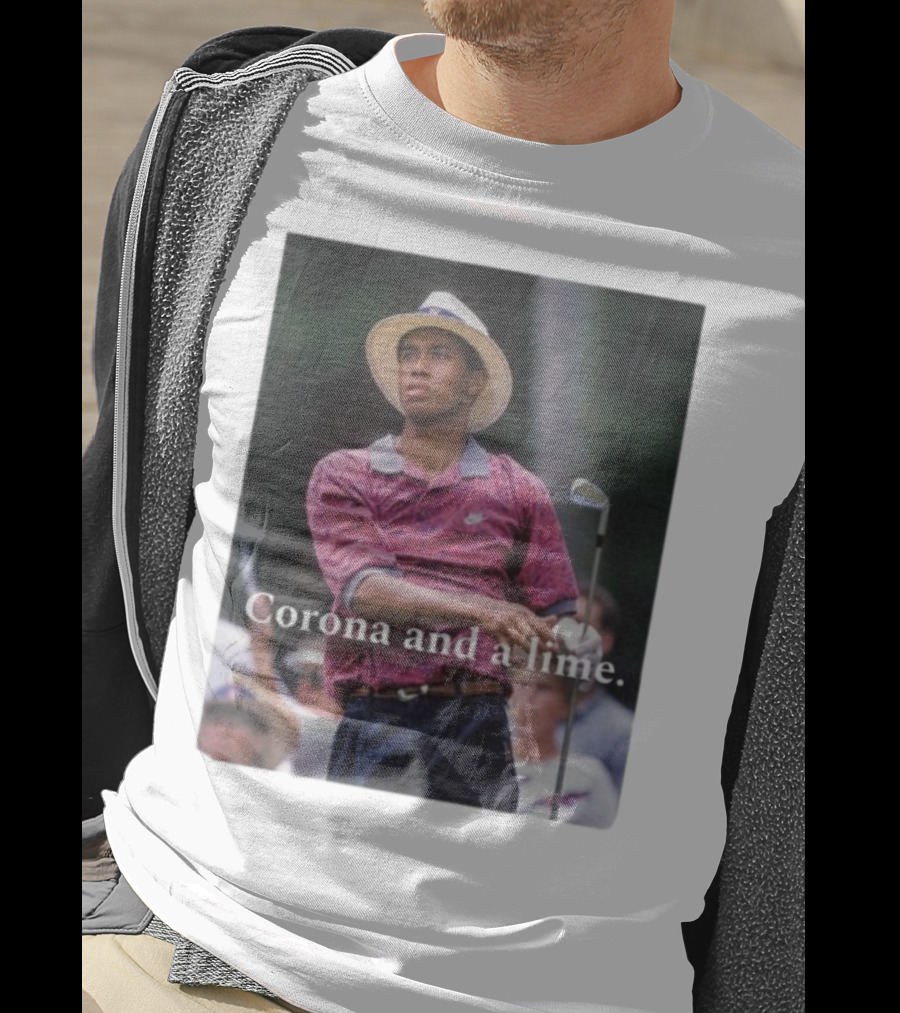Corona And A Lime Golf Legend Iconic Style T-Shirt