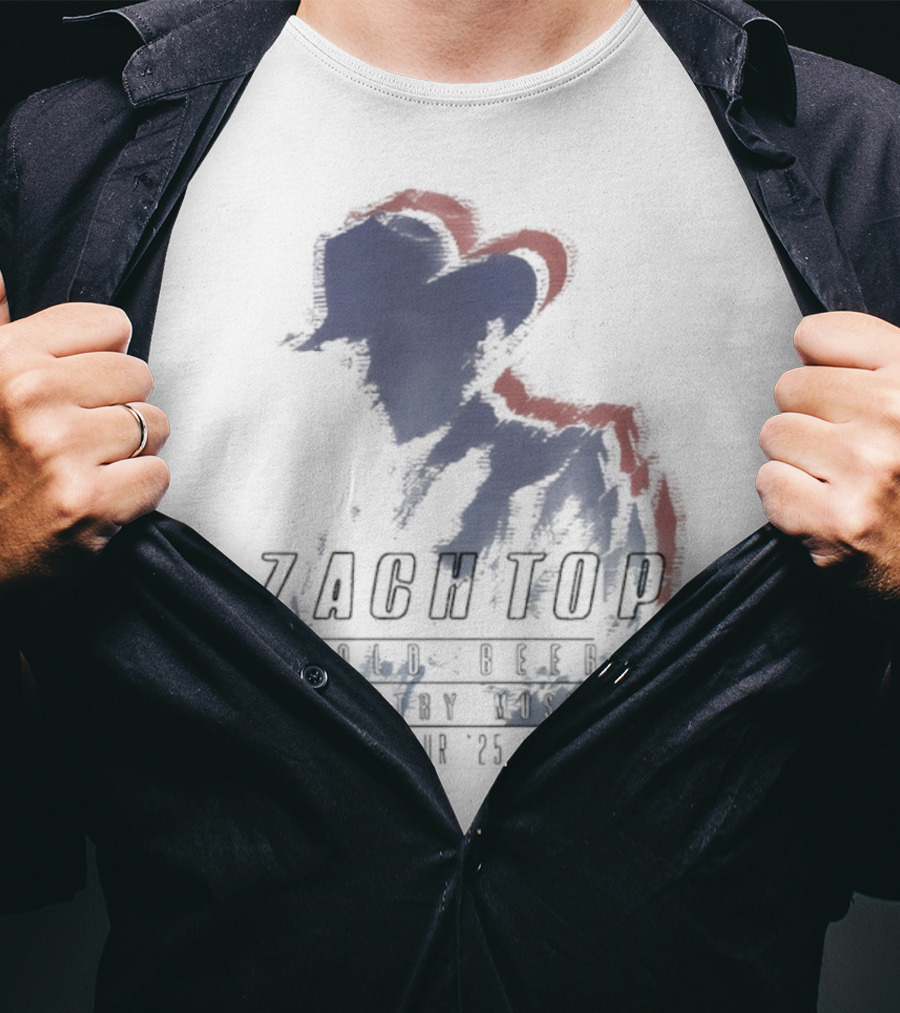 Zach Top Double Zach Hat Outline 1995 T-Shirt