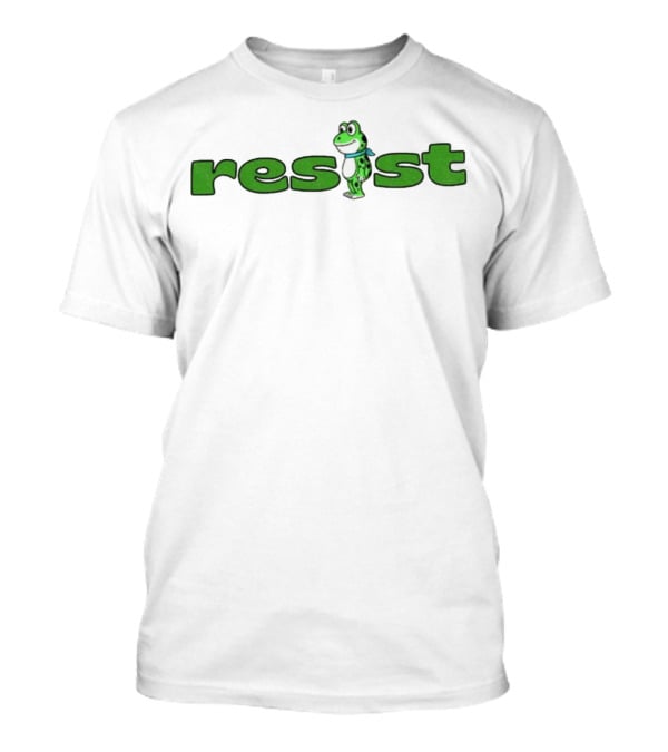 Antifa Frog Resist City Of Roses Chapter Portland Oregon T-Shirt
