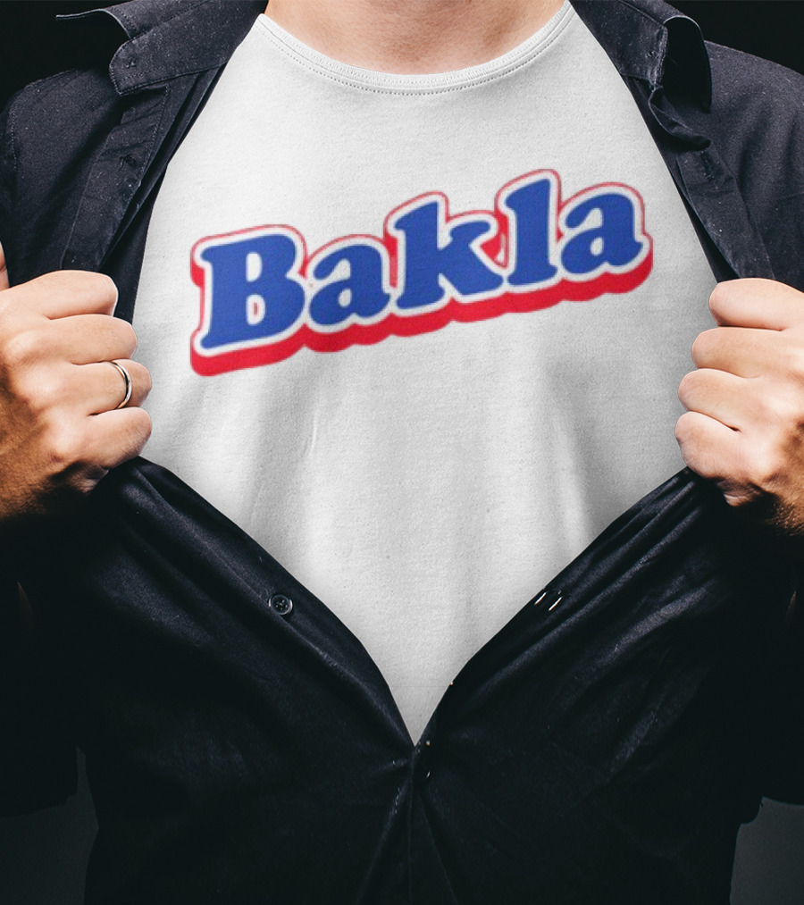 Bakla Bold Blue And Red T-Shirt