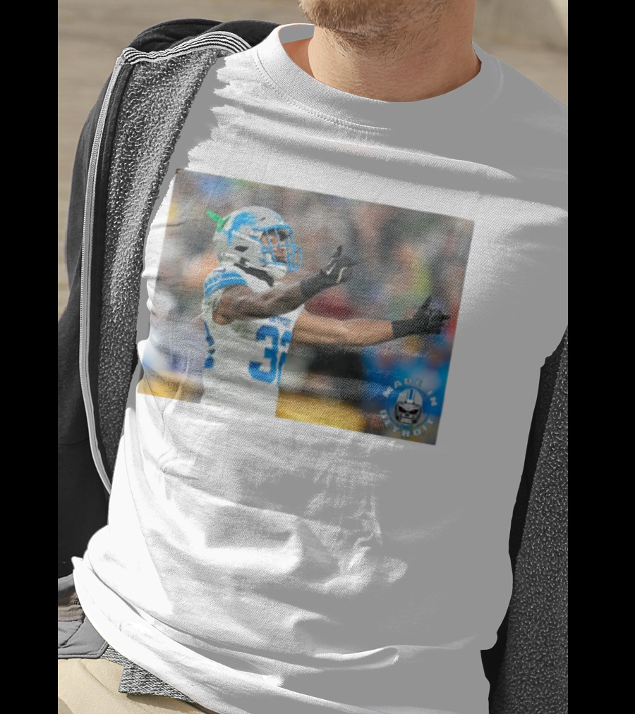 Detroit Lions Brian Branch Made In Detroit Football Celebration T-Shirt