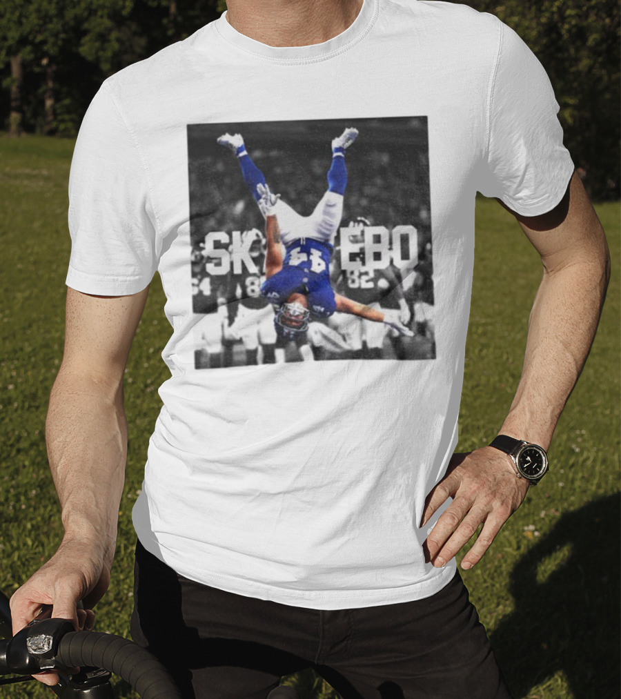 Cam Skattebo Backflip New York Giants NFL Football 2025 T-Shirt