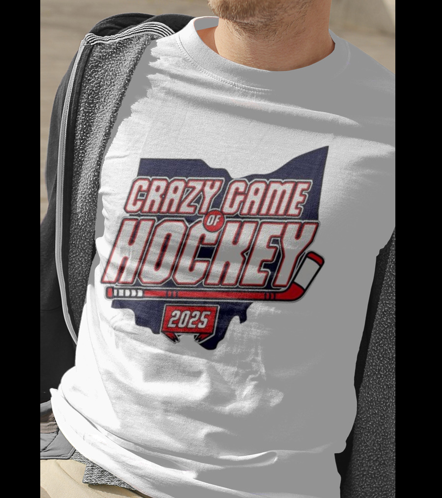 Crazy Game Of Hockey 2025 T-Shirt