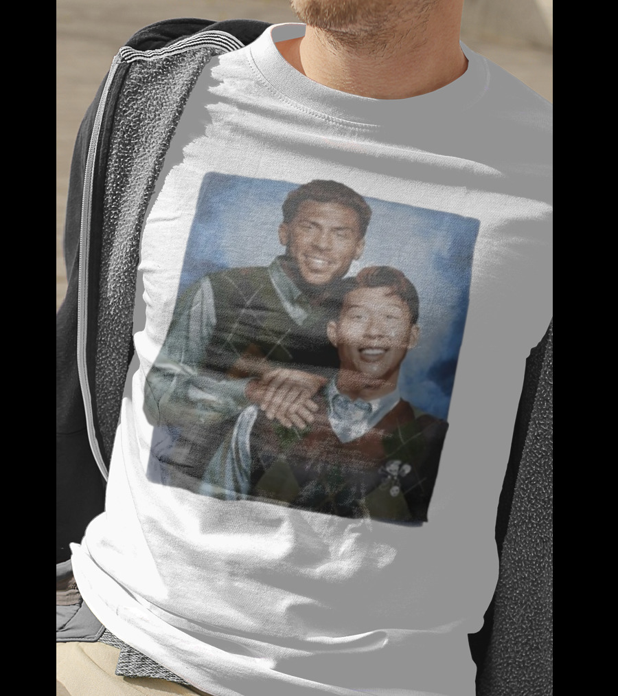 Denis Bouanga And Son Heung Min Los Angeles FC Step Brothers Vintage Style Comedy Parody Design T-Shirt
