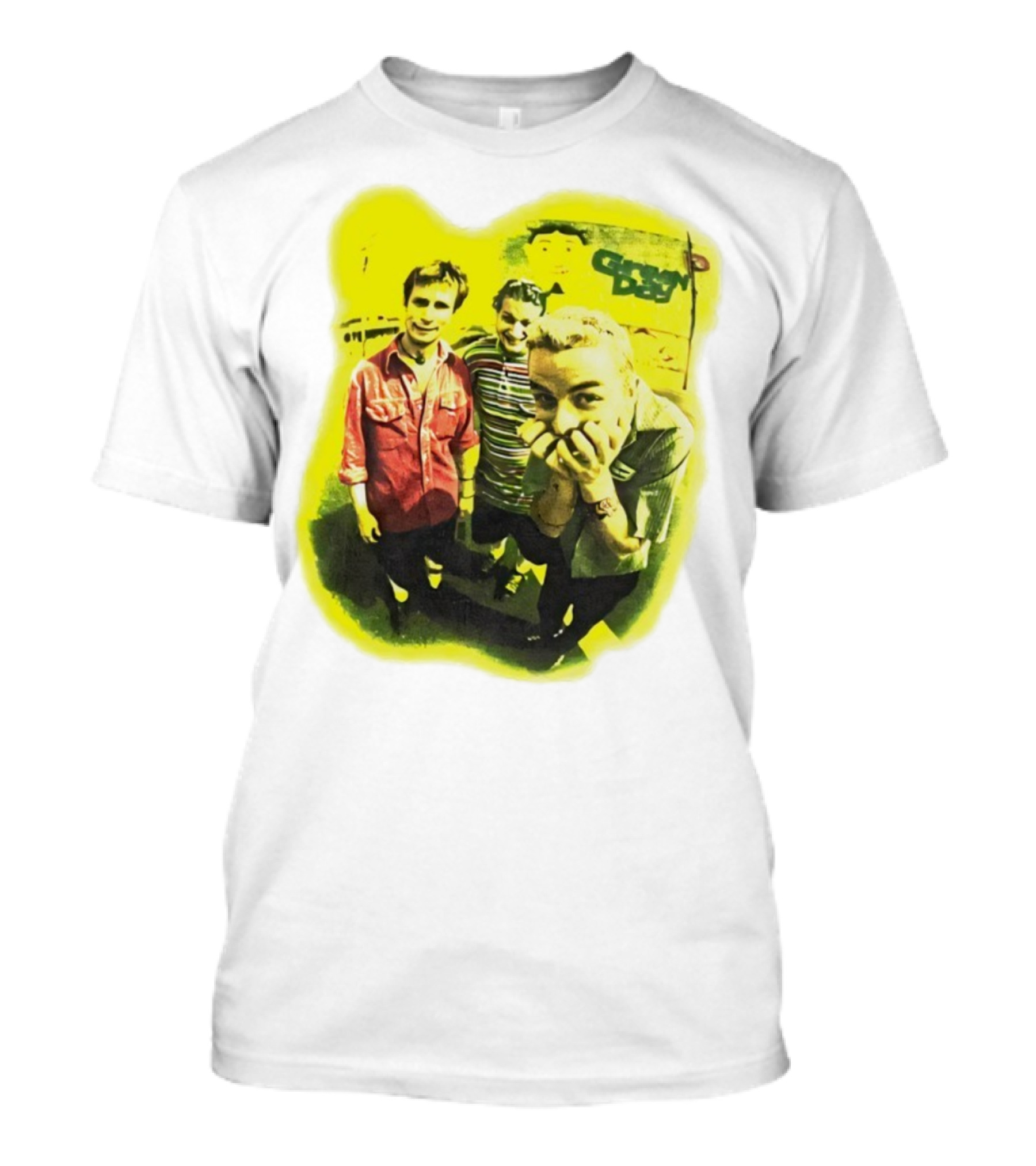 Green Day Dookie Tour 1994 Vintage Punk Rock Band Image T-Shirt