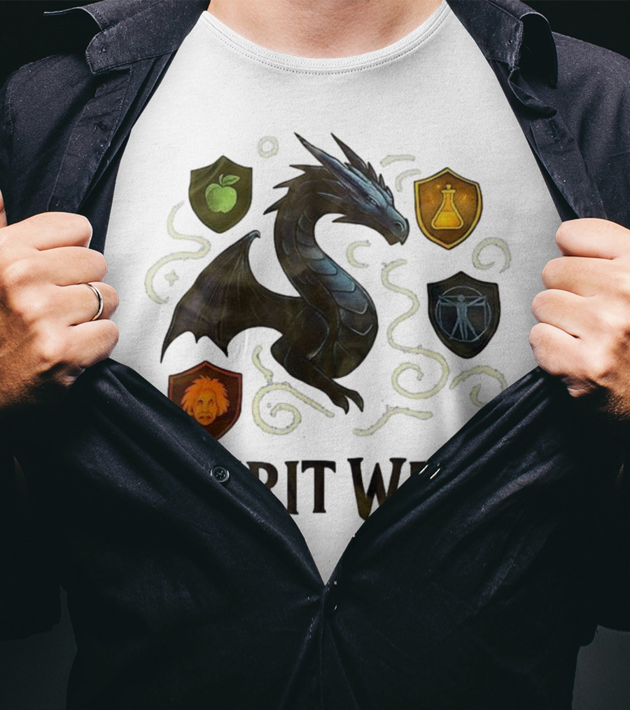 Dragon Shield Icons Spirit Week Design T-Shirt
