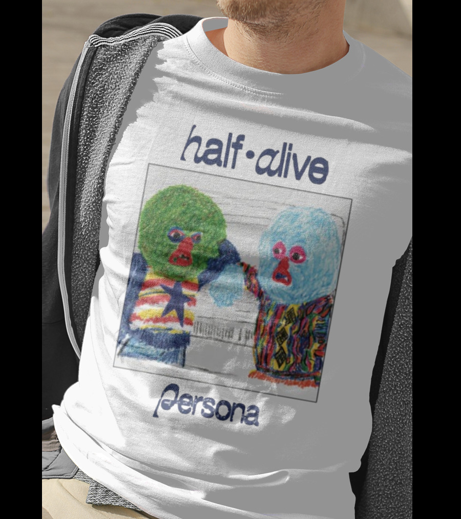 Half Alive Persona Crayon Art Duo T-Shirt