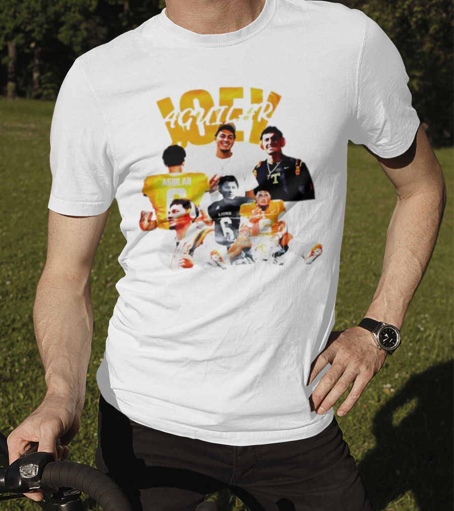 Joey Aguilar Tennessee Volunteers Football Lions Number 6 T-Shirt