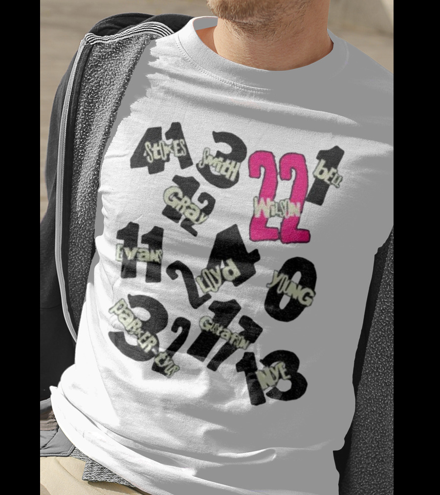 Las Vegas Aces 2022-23-25 World Champions Lloyd Wilson Young Parker Bell Stokes Smith Gray Plum Evans T-Shirt