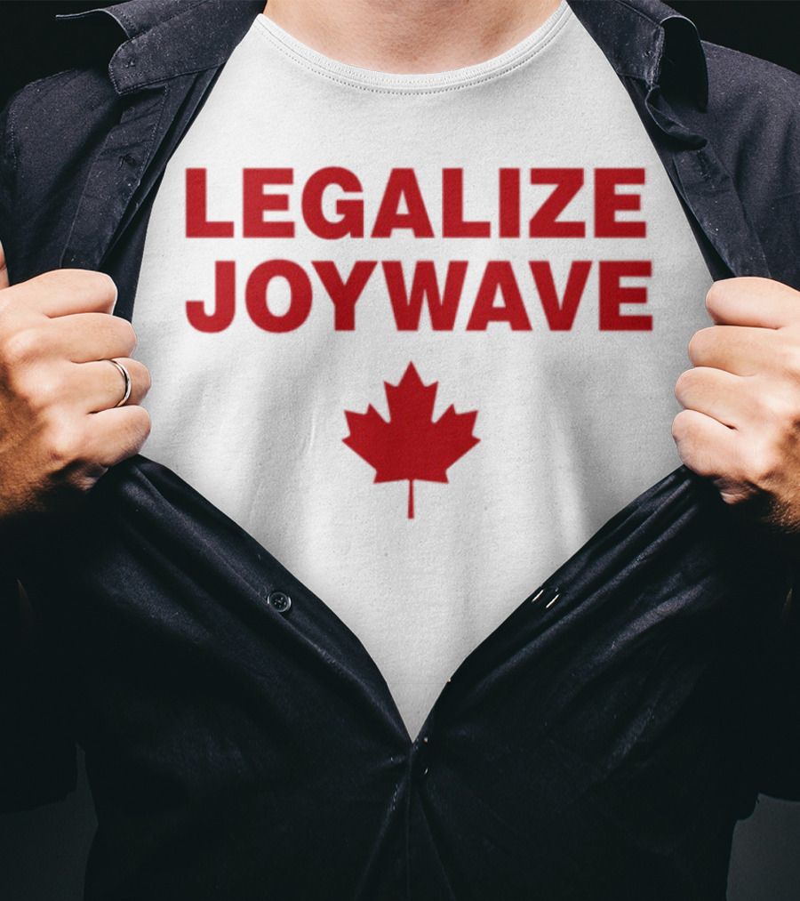 Legalize Joywave Maple Leaf Icon Canada Theme T-Shirt