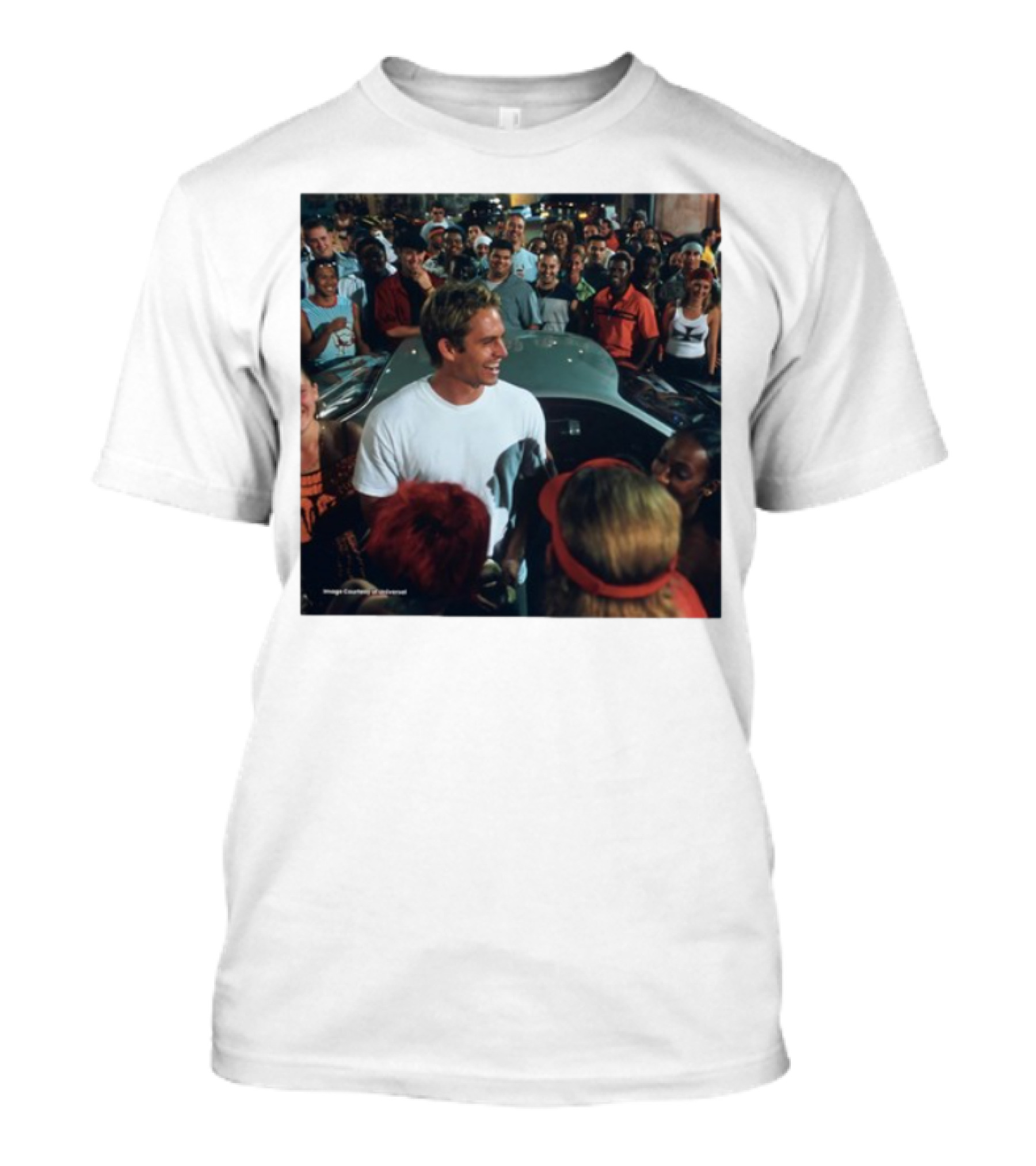Paul Walker 51st Birthday Celebration Fast And Furious Scene T-Shirt