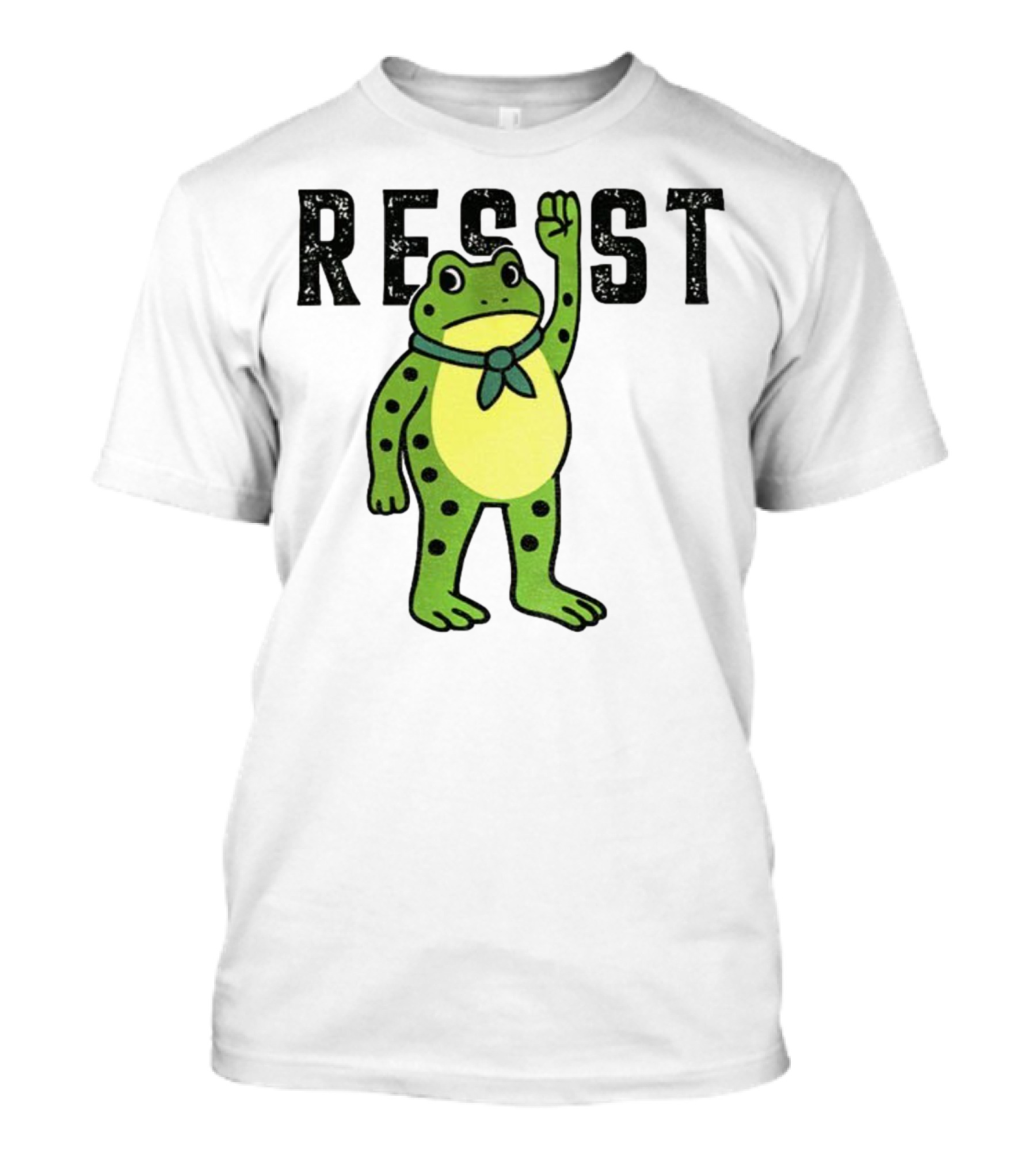 Portland Frog Resist Free Portland Ribbit Power T-Shirt