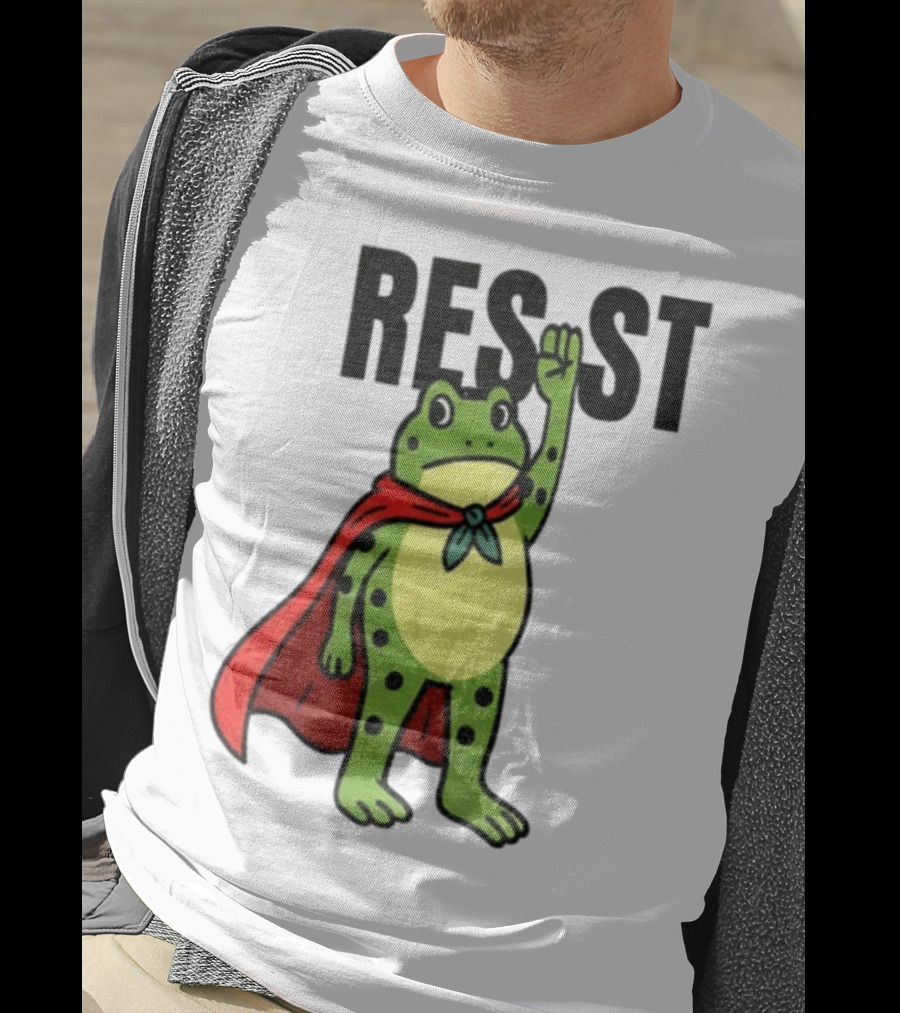 Resist Portland Frog Rage Against Machine Iconic Symbol T-Shirt