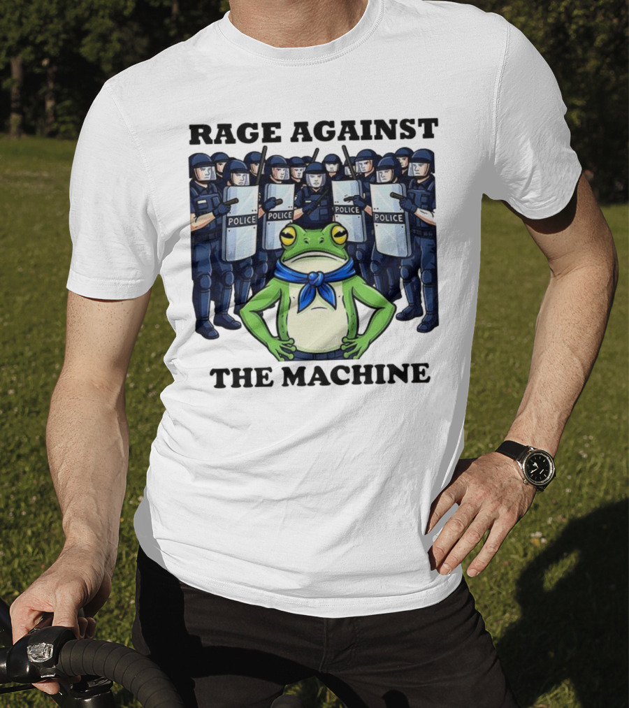 Rage Against The Machine Frog Police Standoff T-Shirt