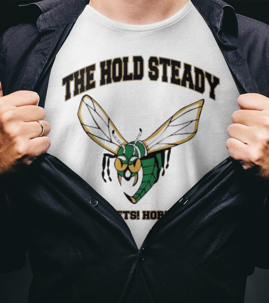 The Hold Steady Hornets Hornets Logo Buzzing Insect Art T-Shirt