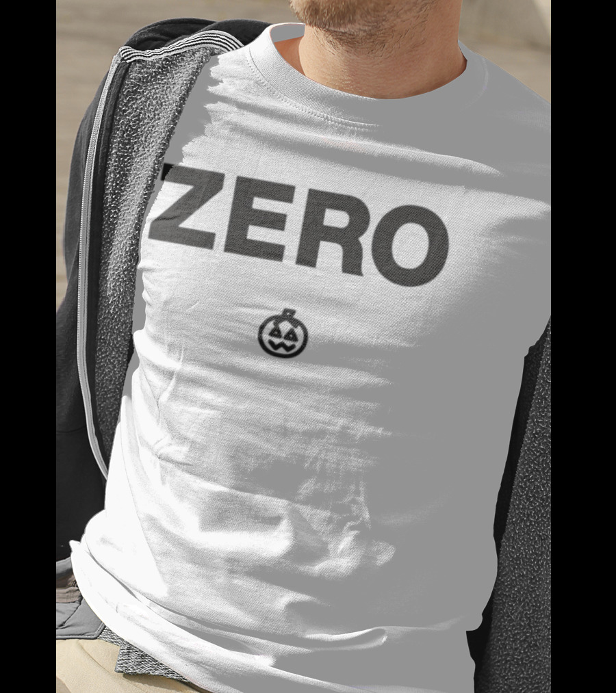 Smashing Pumpkins ZERO With Iconic Pumpkin Logo T-Shirt