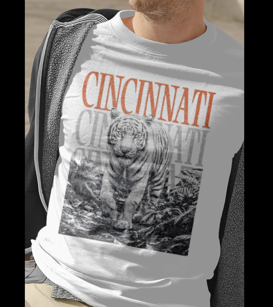 Cincinnati Bengals Tiger Fan Team Spirit T-Shirt