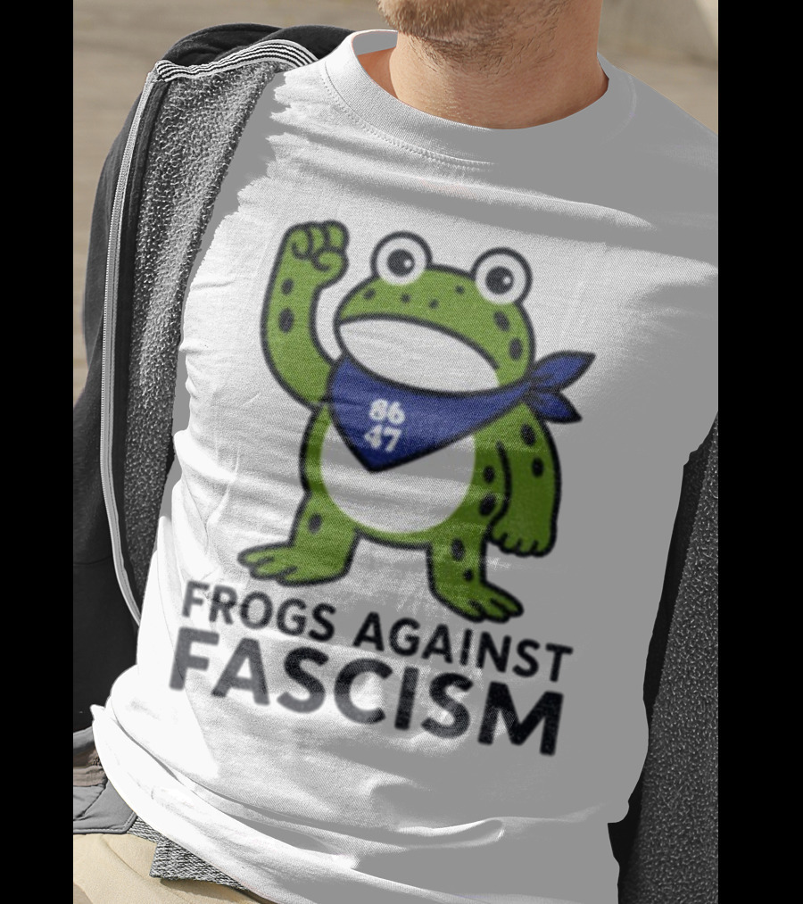 Frogs Against Fascism 86 47 Peaceful Protest Image T-Shirt