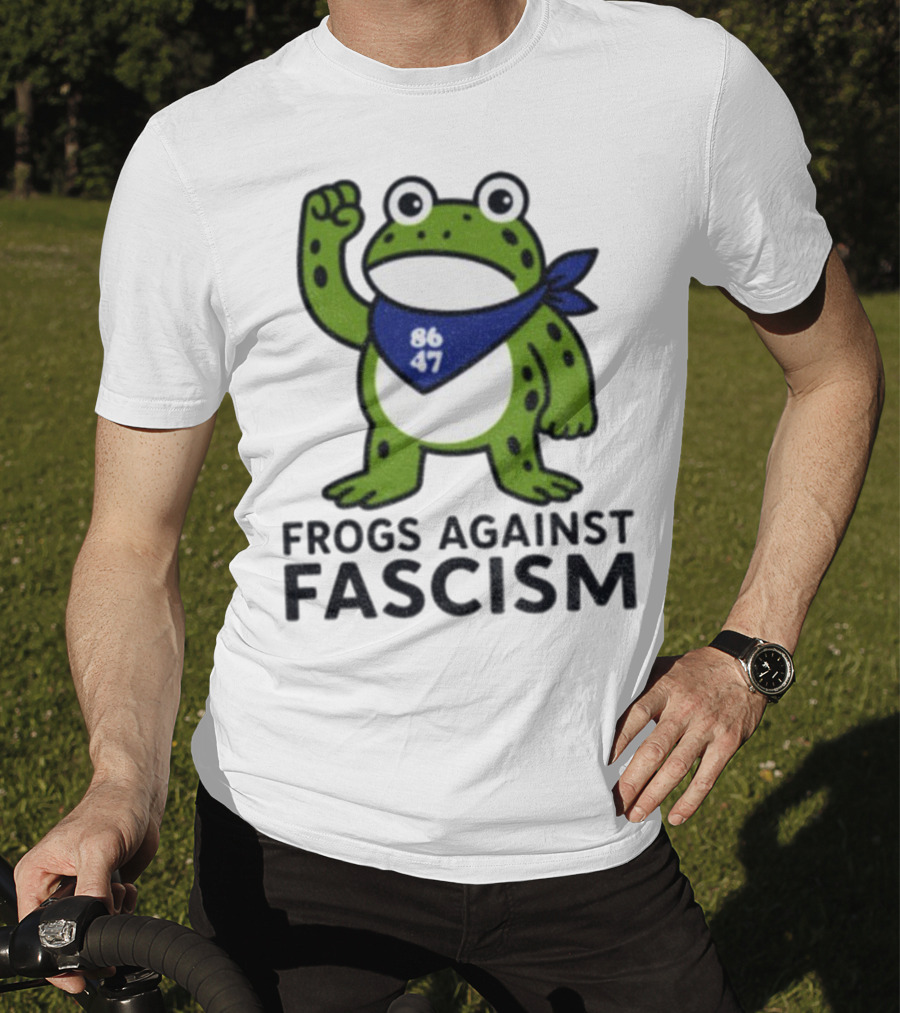 Frogs Against Fascism 86 47 Peaceful Protest Image T-Shirt