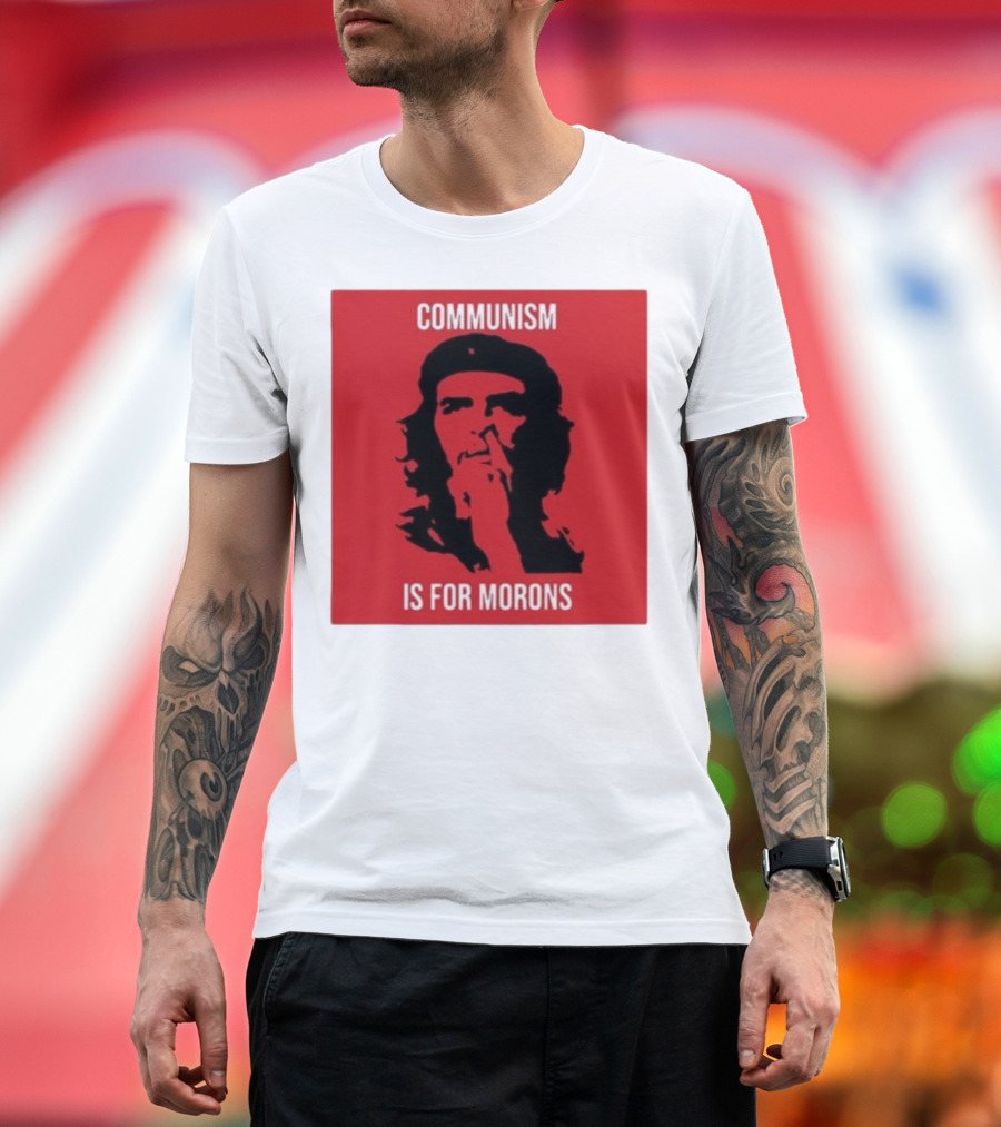 Communism Is For Morons Che Guevara Red T-Shirt