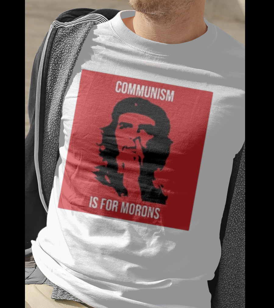 Communism Is For Morons Che Guevara Red T-Shirt