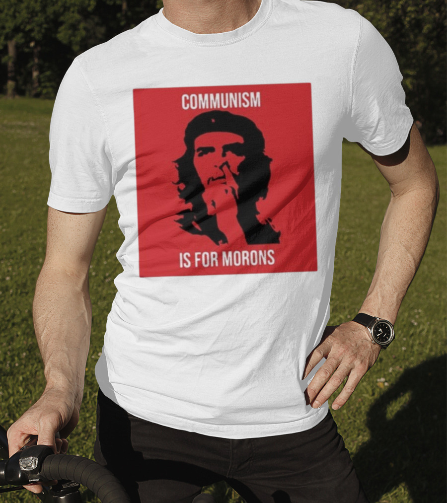 Communism Is For Morons Che Guevara Red T-Shirt